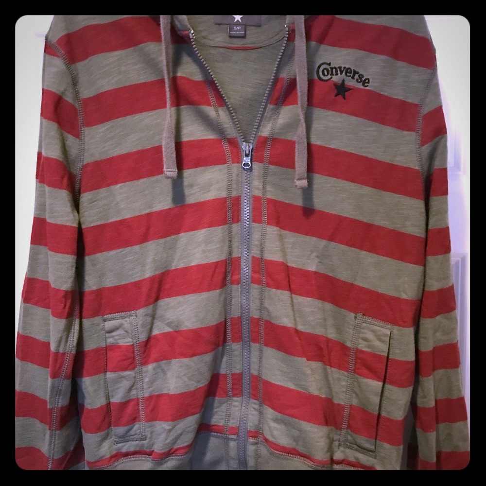 Boys Converse Striped Zippered